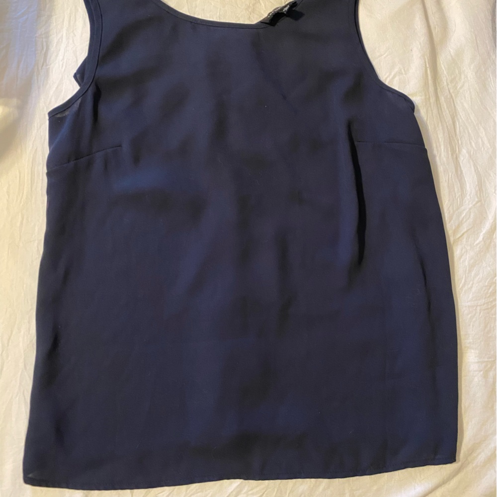 The limited navy dress up top with bow on back